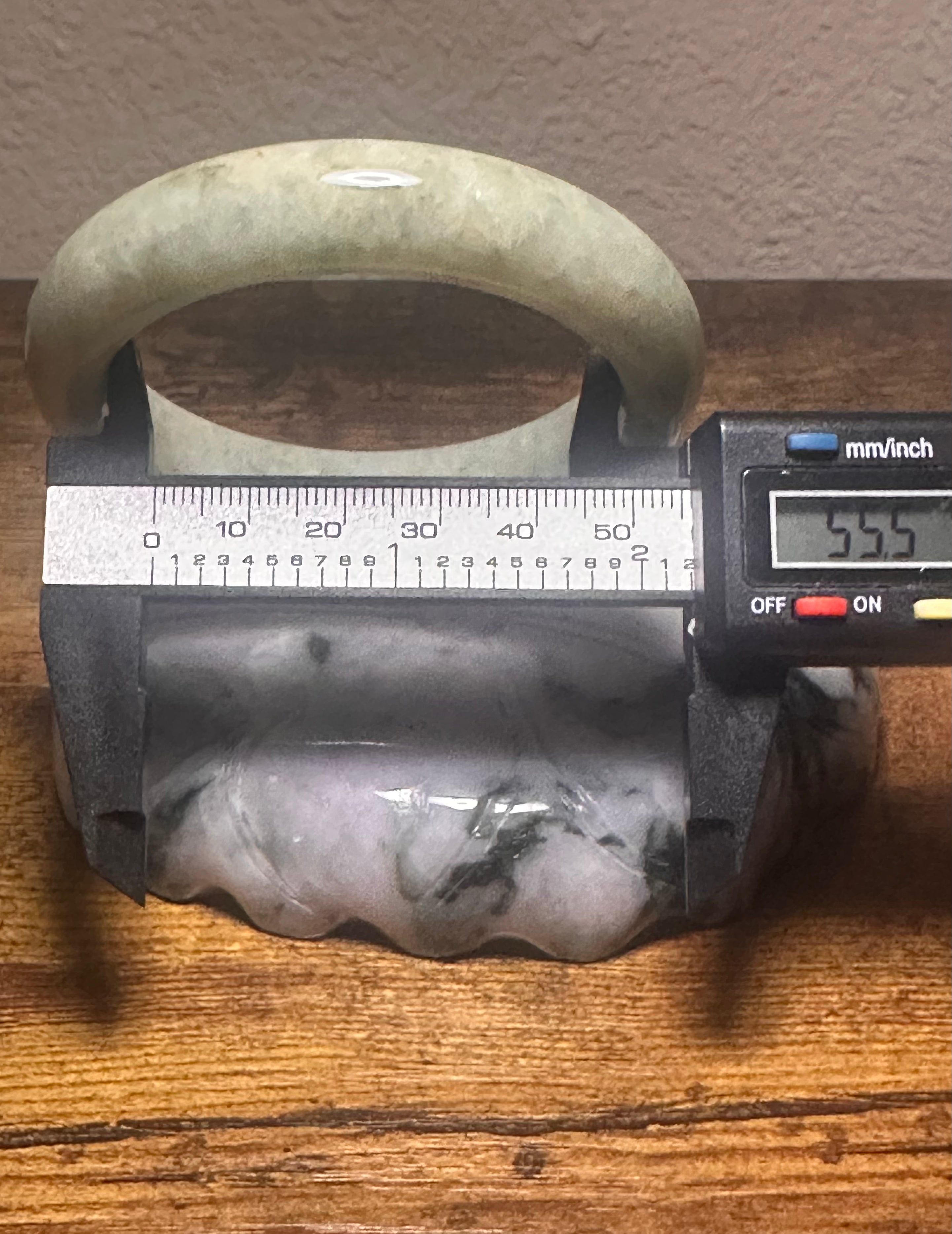Pale Celadon Jadeite Bangle