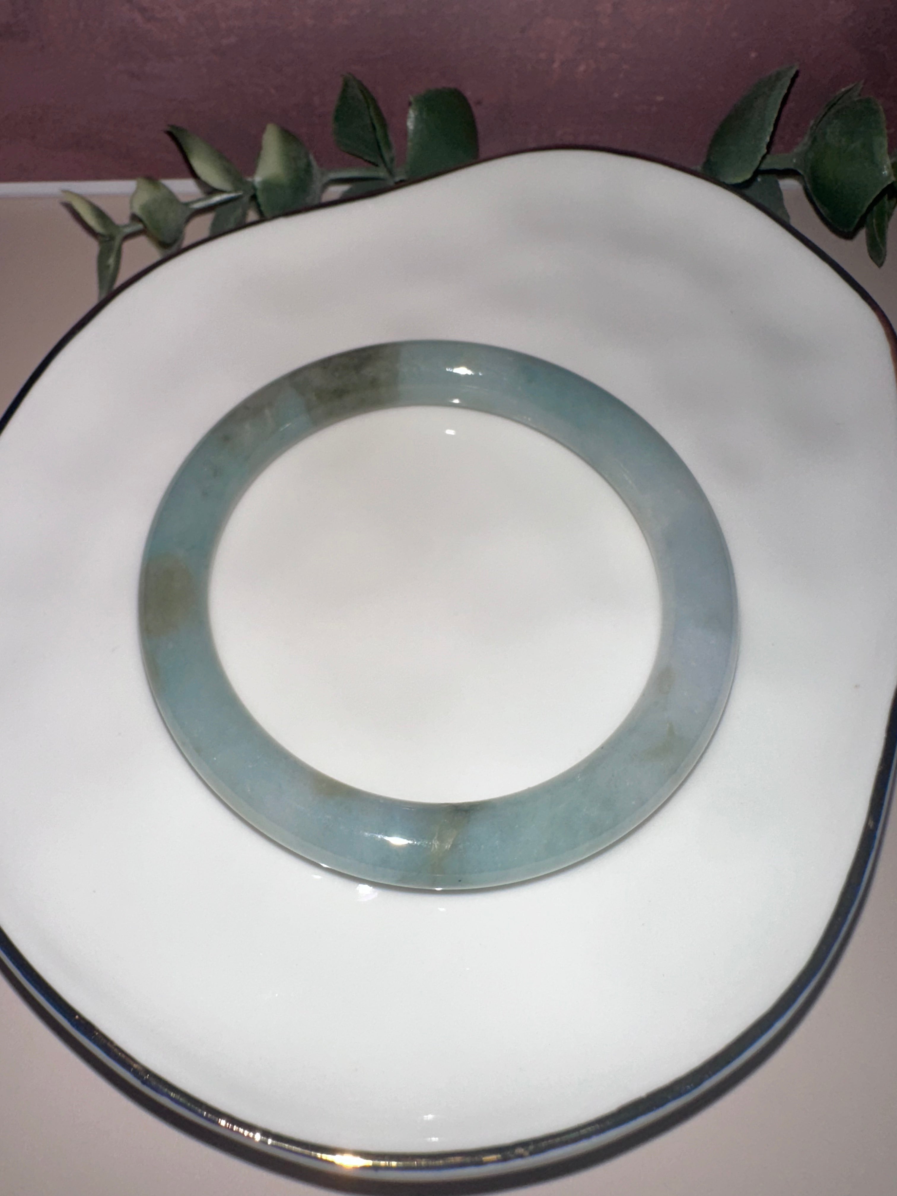 Celadon Mist Bangle (Sz 52.0)