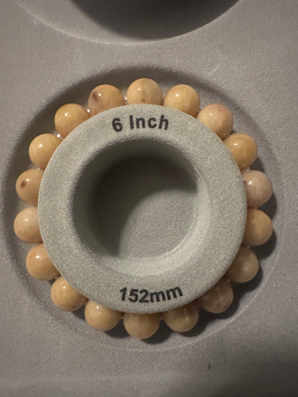 Honey Yellow Jadeite Bracelet — Heat-Treated Jadeite Beads (Uncertified)