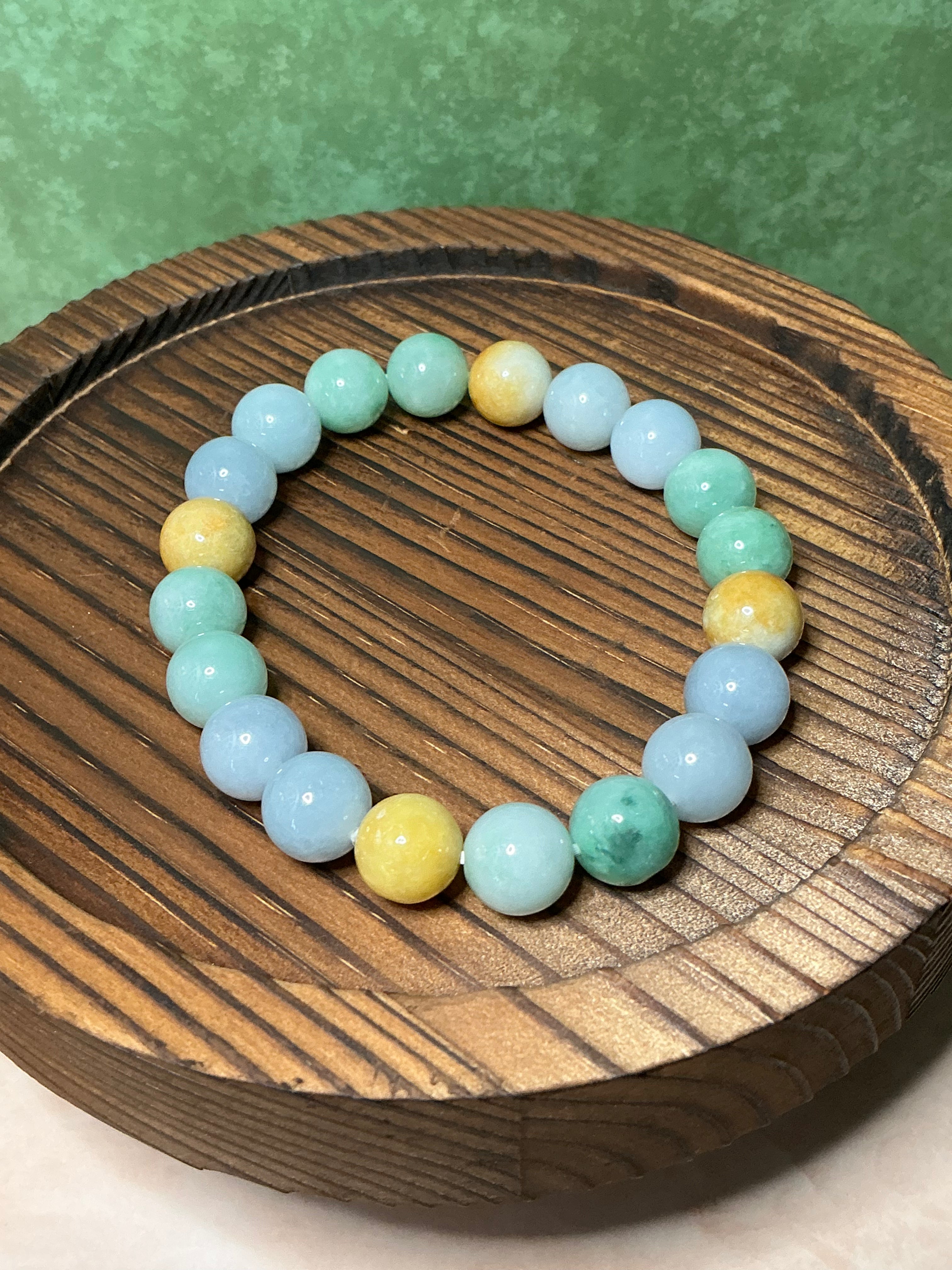 Multicolor Jadeite Jade Bracelet