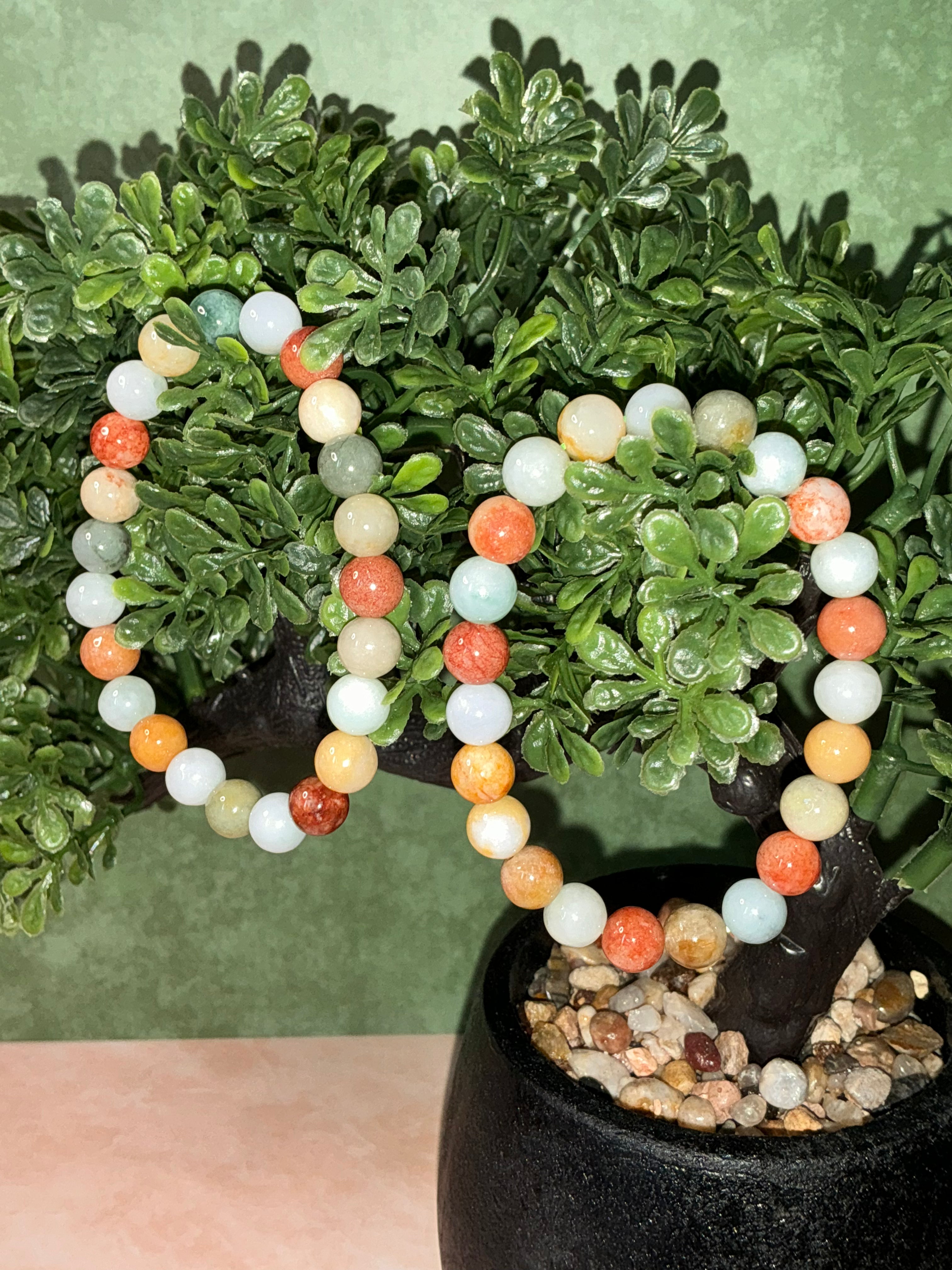 Multicolor Jadeite Jade Bracelet