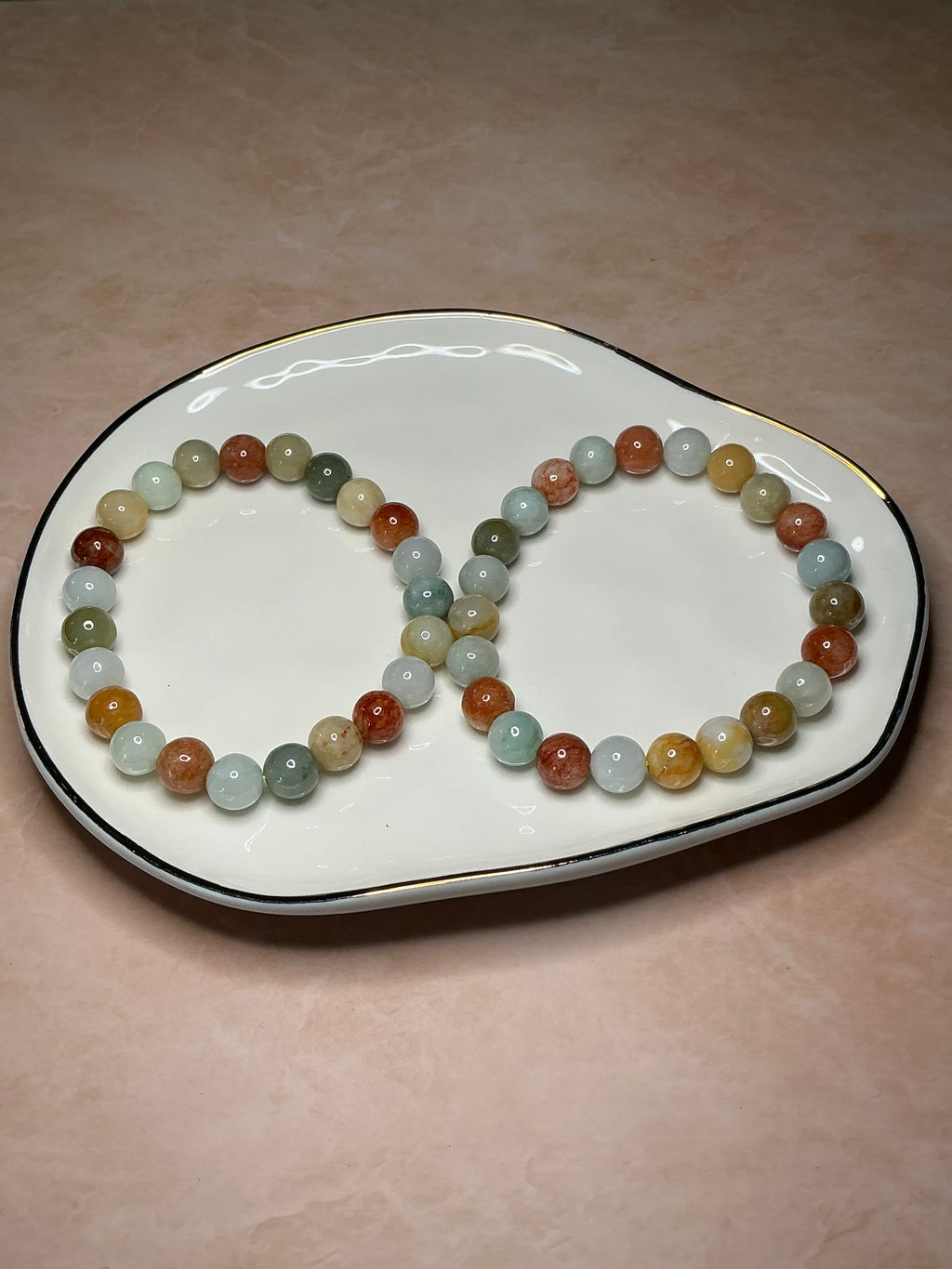 Multicolor Jadeite Jade Bracelet