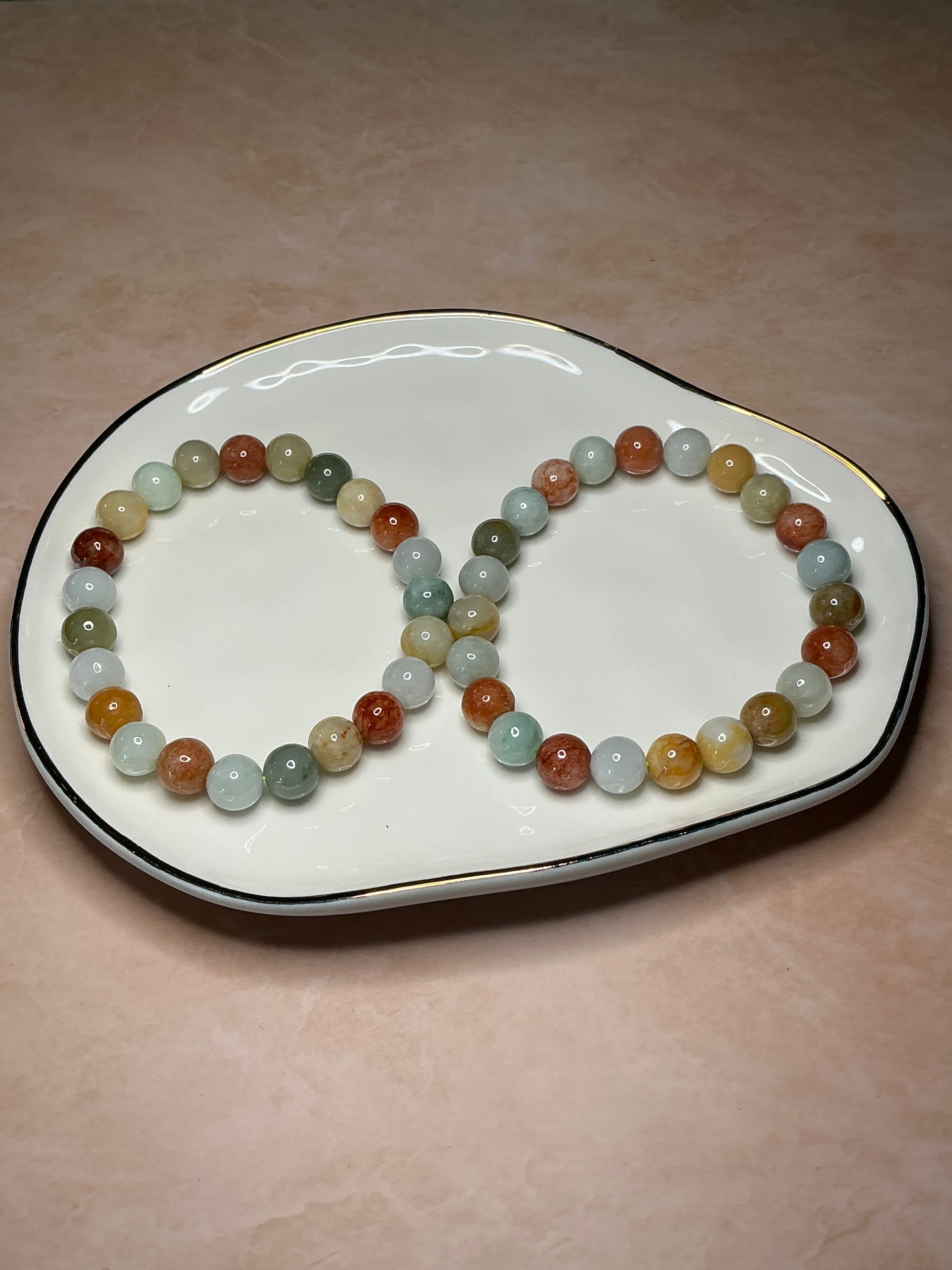 Multicolor Jadeite Jade Bracelet