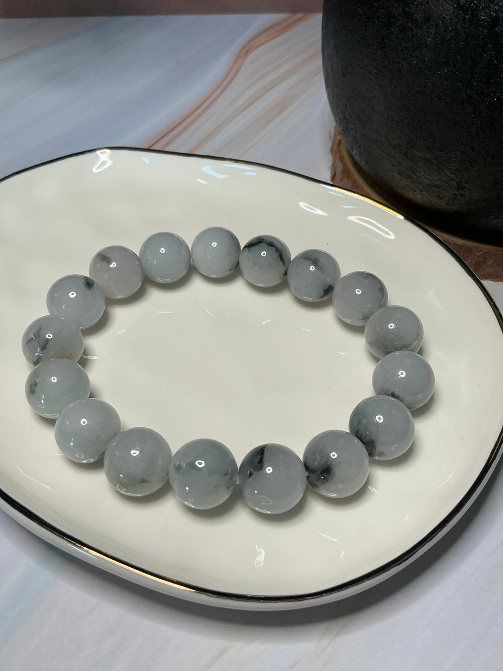 Jadeite Jade Wuji Bracelet