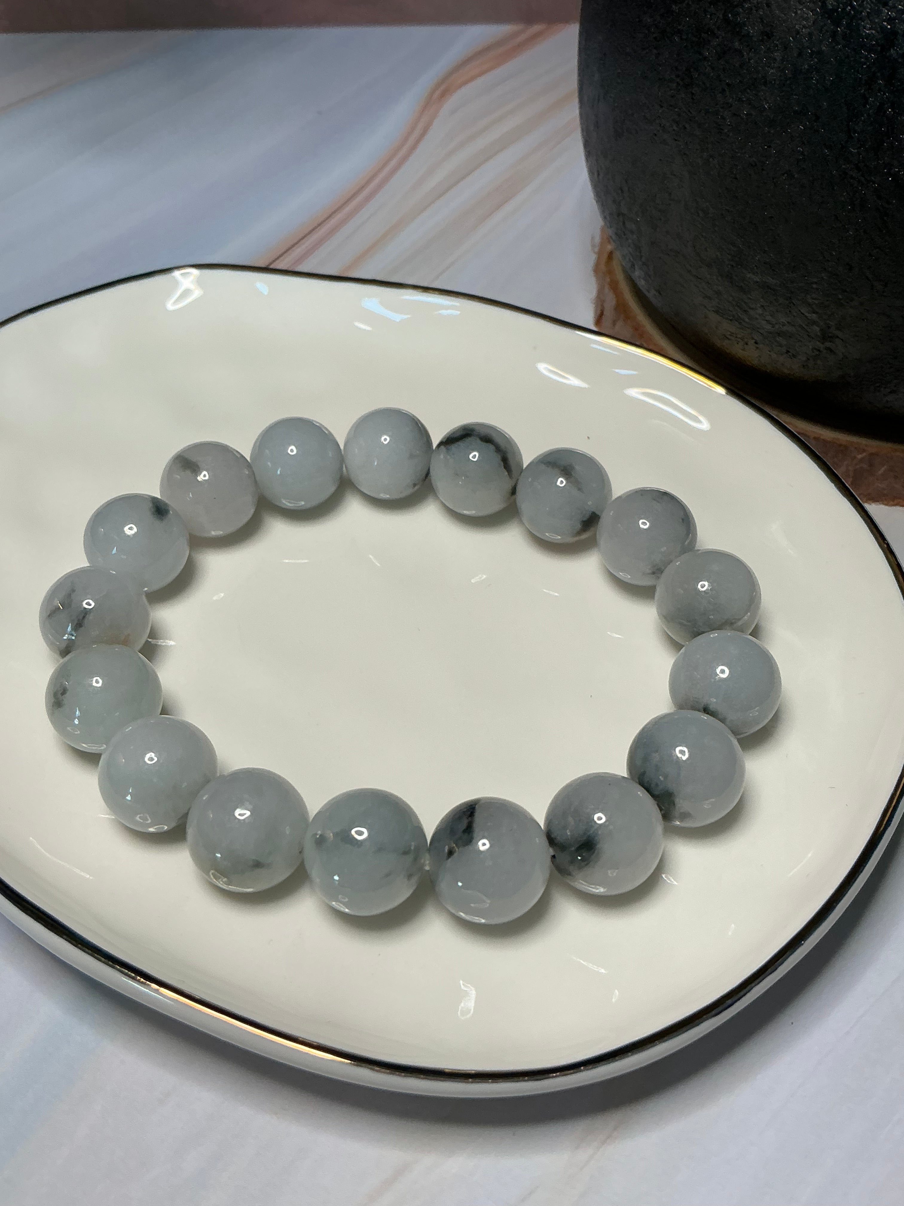 Jadeite Jade Wuji Bracelet