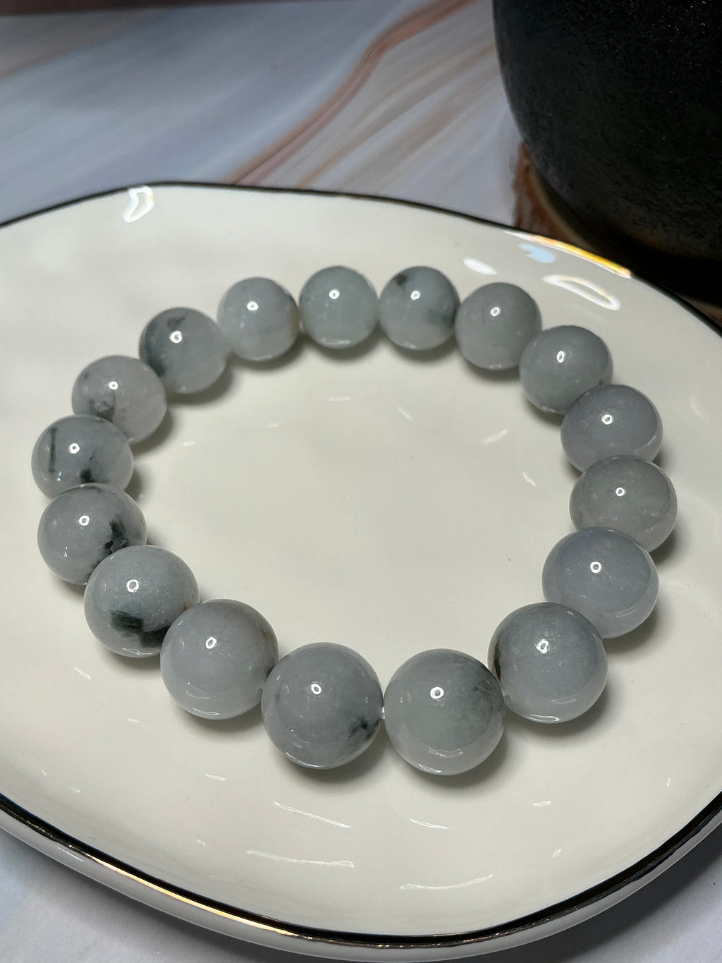 Jadeite Jade Wuji Bracelet