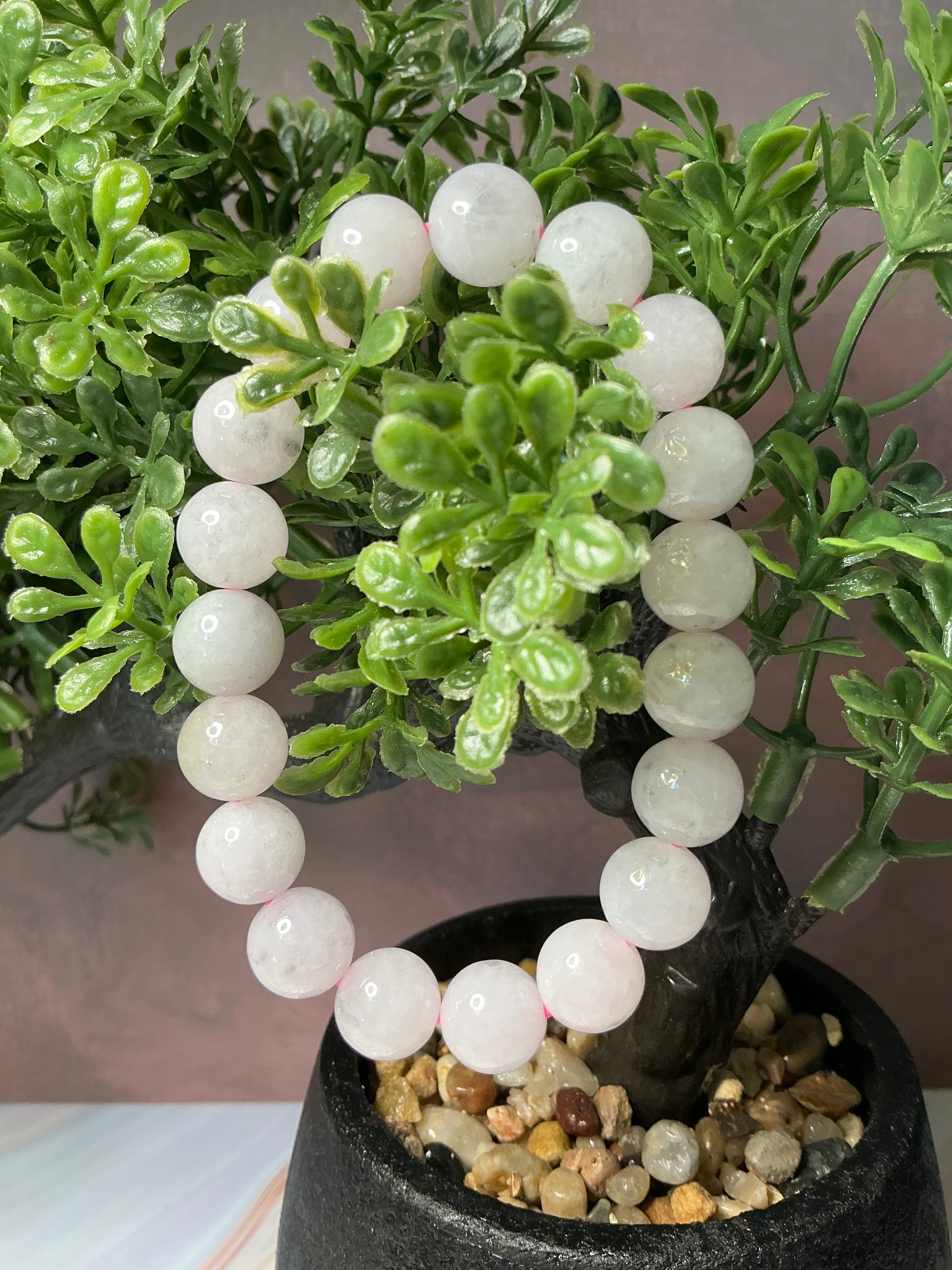 Light Lavender Wuji Jadeite Jade Bracelet